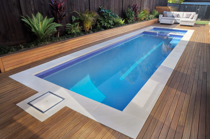 Swimming pool placement